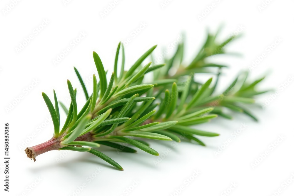 Fototapeta premium Sprigs of rosemary isolated on white background, greenery, isolated