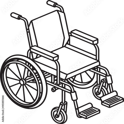 wheelchair in the hospital