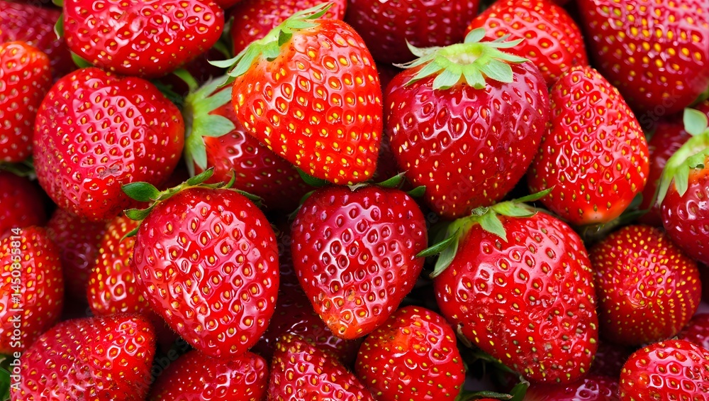 strawberries on a white background strawberries on a white background