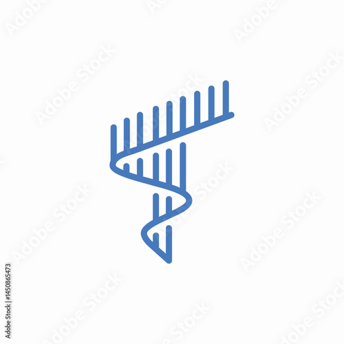tornado spiral storm icon sign vector