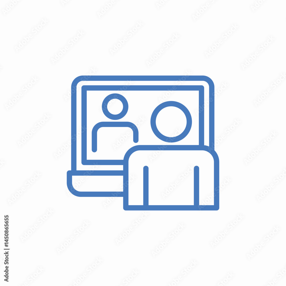 video call class icon sign vector video call class icon sign vector
