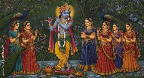 Krishna and the Gopis