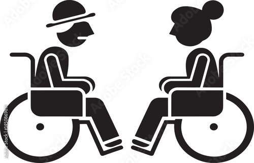 disabled person in wheelchair
