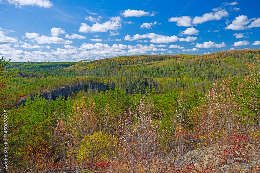 Distant View From North Woods Hilltop