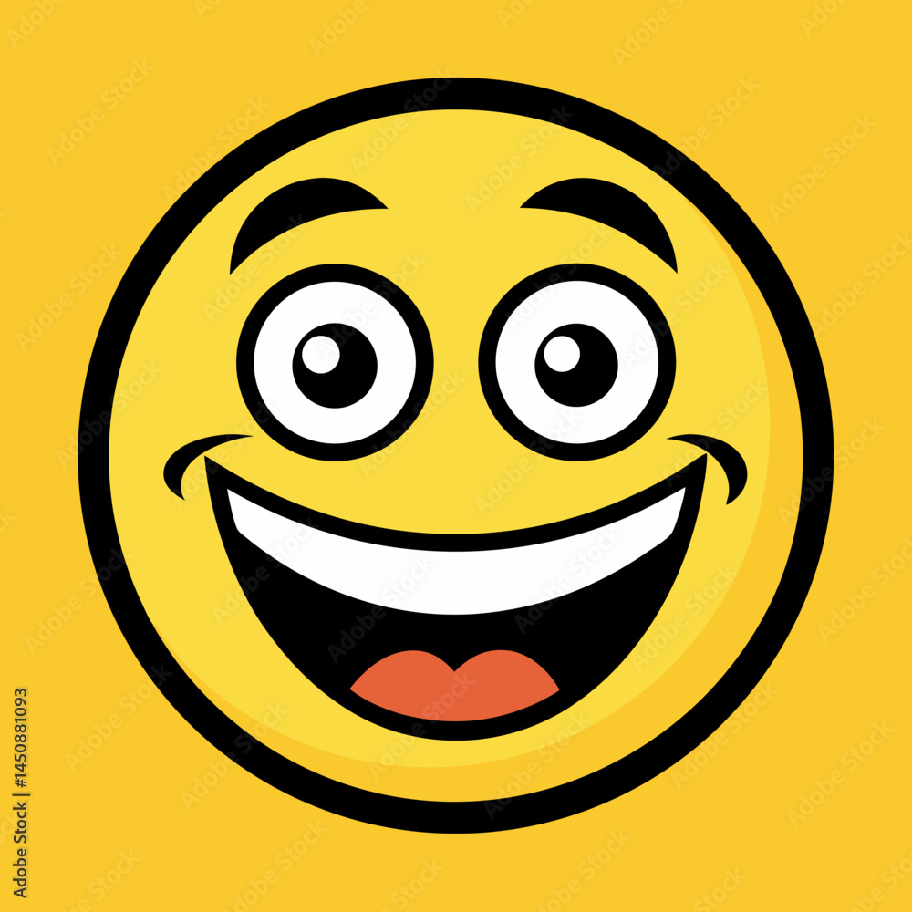 Fototapeta premium smile face icon