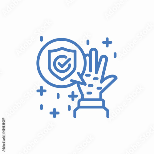 hand washing cleaning icon sign vector