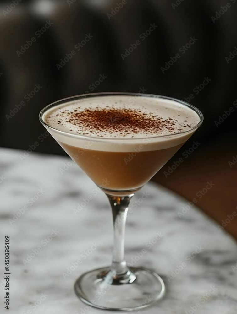 hojicha latte martini video hojicha latte martini video