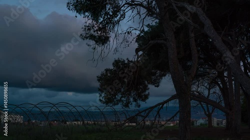time lapse of clouds