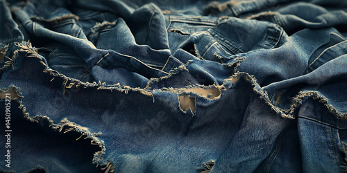 Dark Blue Abstract Texture Background