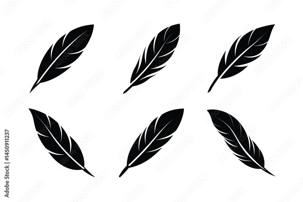 bird feather icon vector detailed but minimal design bird feather icon vector detailed but minimal design