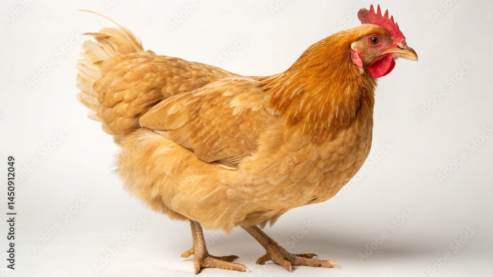 Fototapeta premium Buff Orpington Chicken on studio background