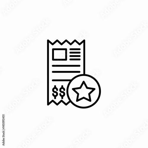 awarded finance icon sign vector