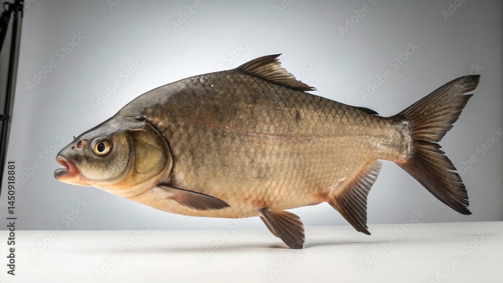 Buffalo Fish on studio background Buffalo Fish on studio background