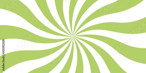 Abstract Twisted sunburst with rays Background. Candy geometric radiation background. Vector spiral wavy lines, sweet lollipop candy, fruit yogurt or marshmallow. cartoon style, sunlight, sunburst.