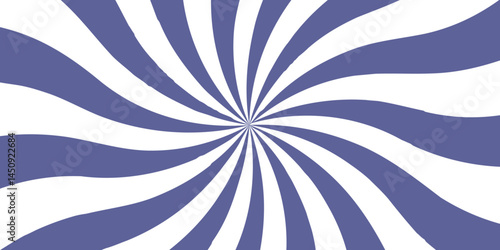 Abstract Twisted sunburst with rays Background. Candy geometric radiation background. Vector spiral wavy lines, sweet lollipop candy, fruit yogurt or marshmallow. cartoon style, sunlight, sunburst.