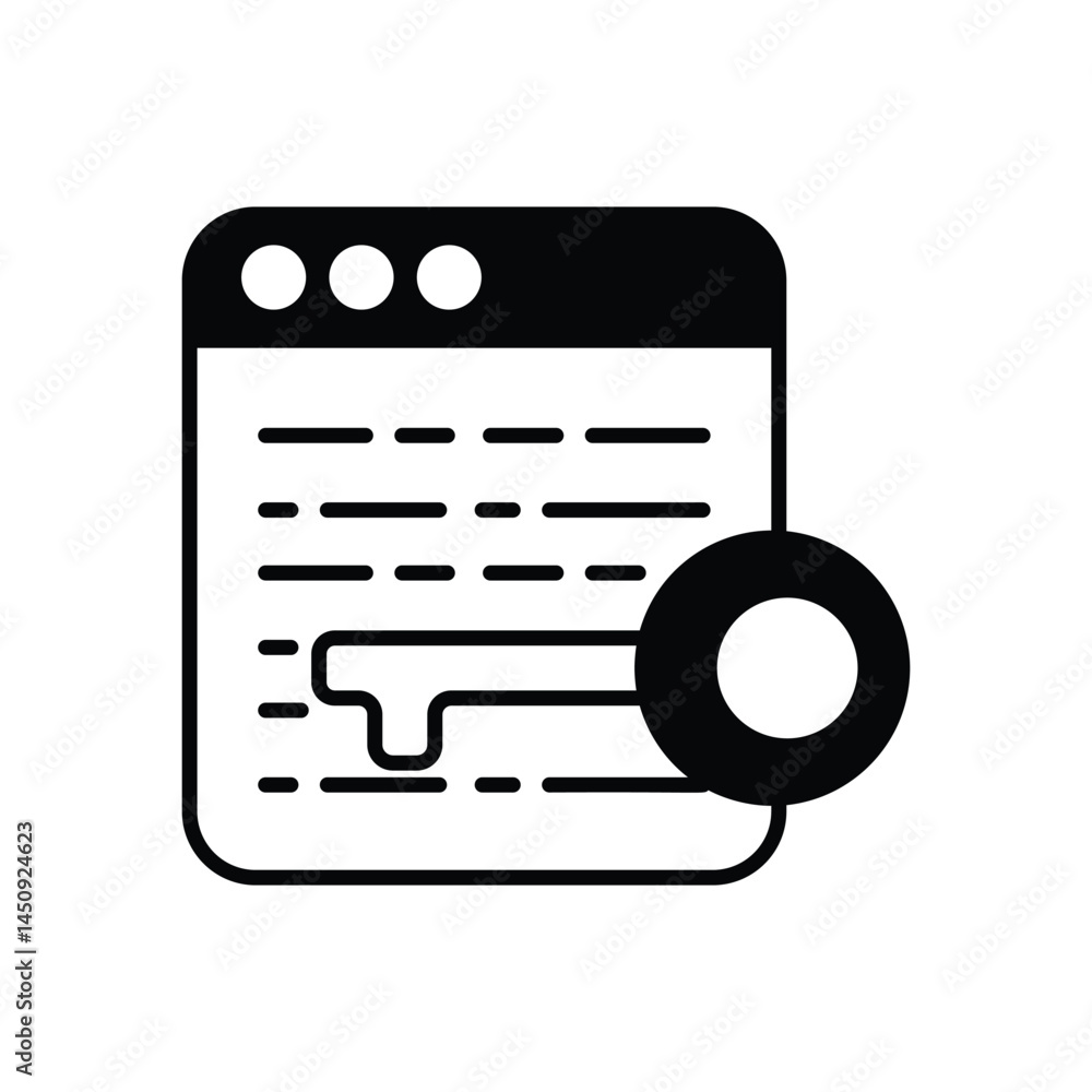 Keywords Vector icon Keywords Vector icon