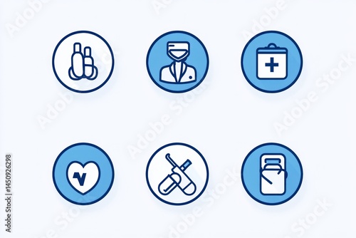 Medical Icons Set - Healthcare Symbols (85)