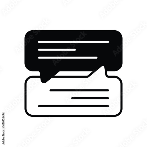 Direct Message Vector icon