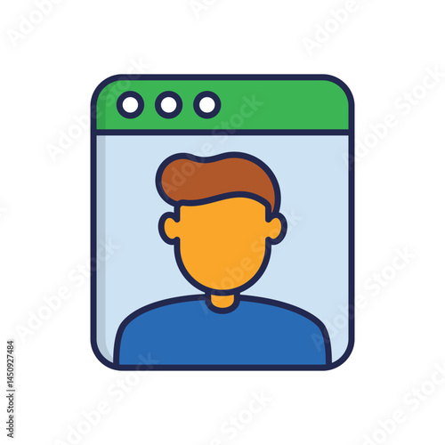 Blogger Vector icon