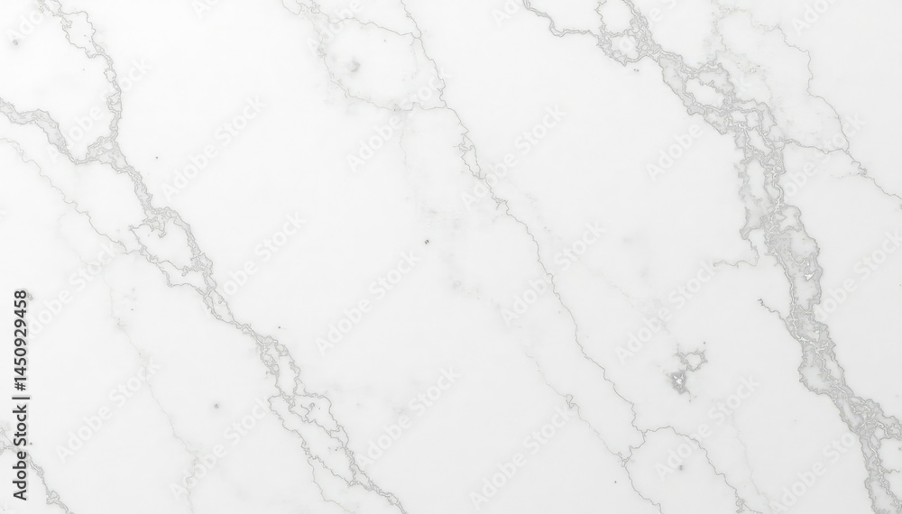 Fototapeta premium White marble texture with subtle veining, bright lighting, stone, surface, pattern