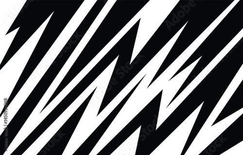 Abstract background with zigzag geometric line pattern