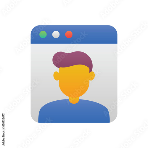 Blogger Vector icon