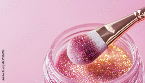 Beauty product and cosmetics texture, makeup shimmer glitter, blush eyeshadow powder as abstract luxury cosmetic background