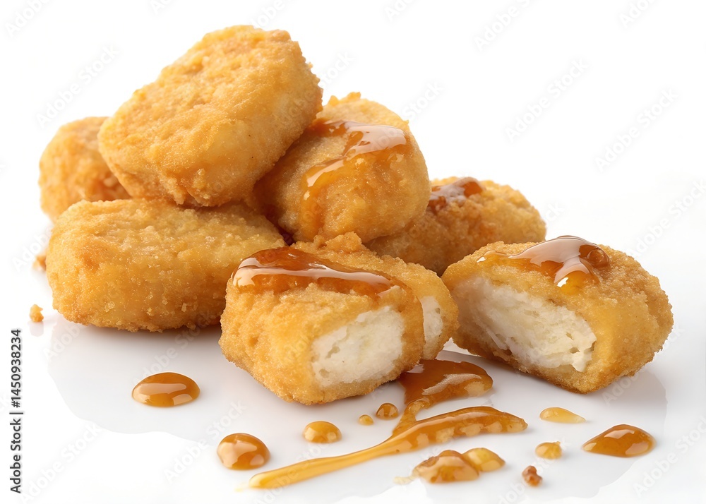 Crispy Chicken Nuggets with Sauce