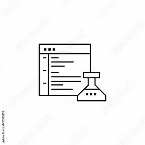 content formula icon sign vector