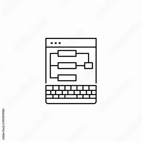 content strategy icon sign vector