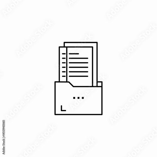 documents files folder icon sign vector