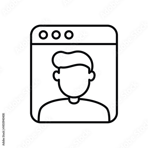 Blogger Vector icon