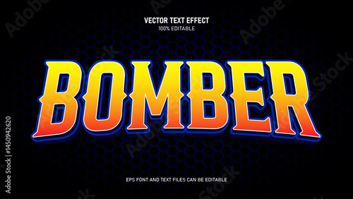 Fotografie Sport text effect, bomber text style them