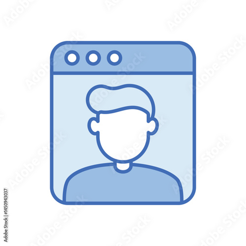 Blogger Vector icon