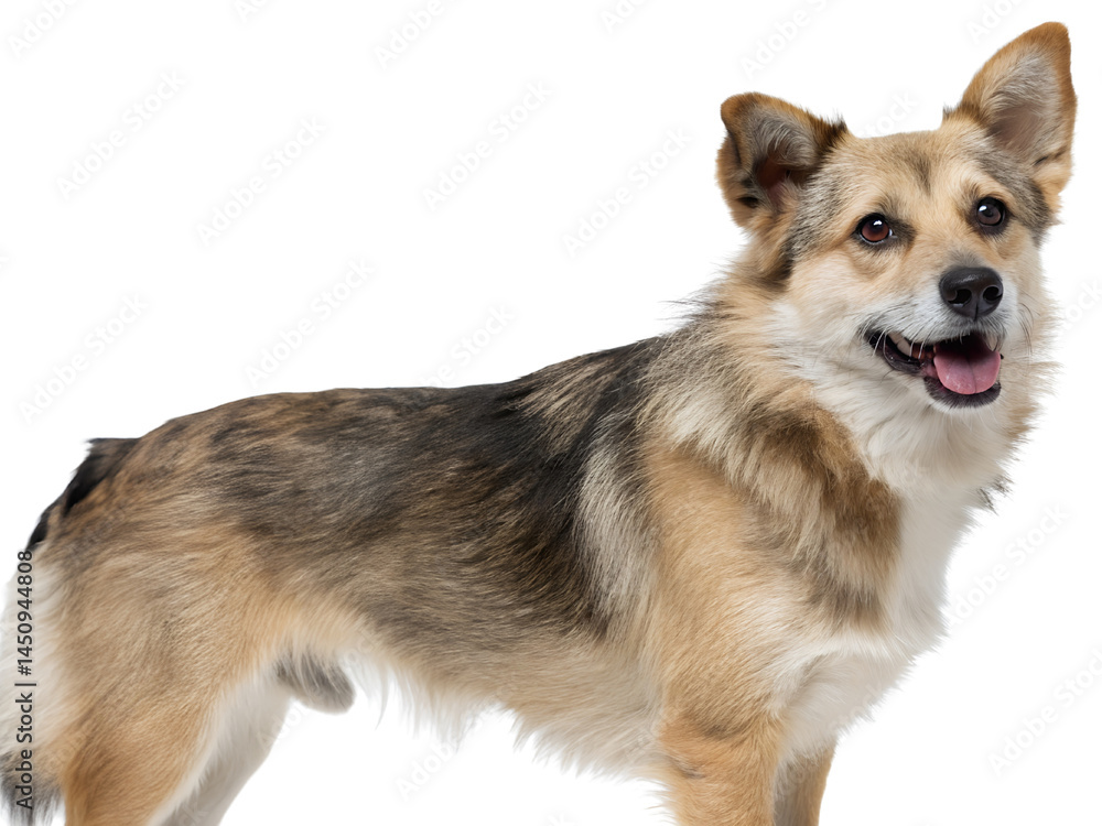 Portrait of a Happy Dog Smiling Isolated on transparent background cutout, PNG file, Cutout file Portrait of a Happy Dog Smiling Isolated on transparent background cutout, PNG file, Cutout file