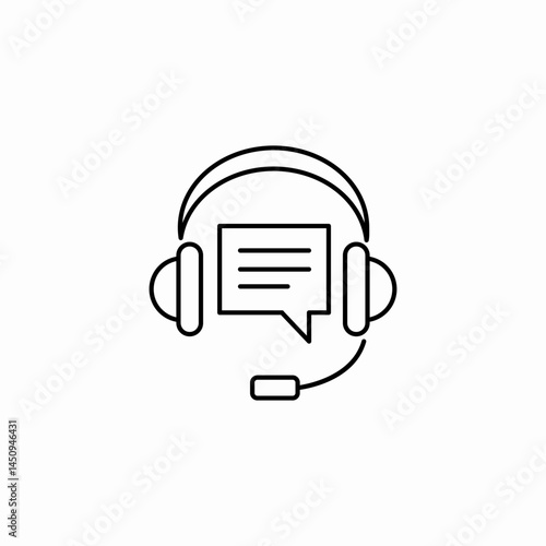 customer service live icon sign vector