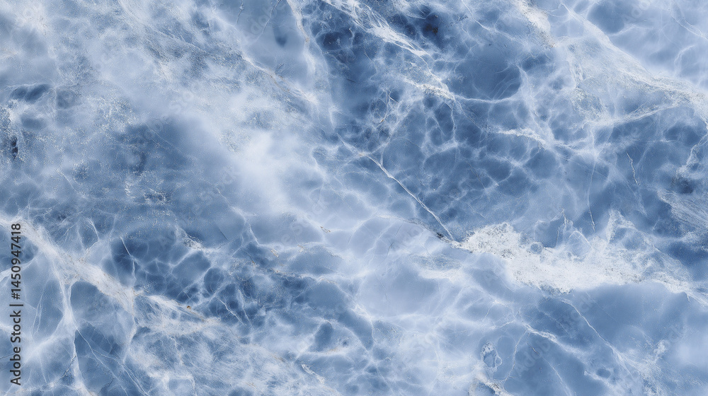 Fototapeta premium Abstract Blue And White Marble Texture