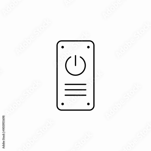 remote controller icon sign vector