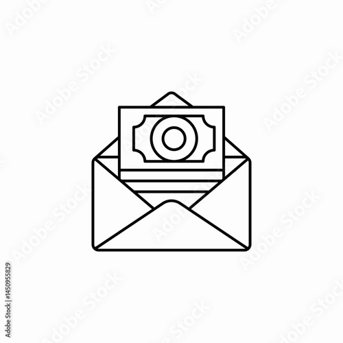 salary bribe icon sign vector