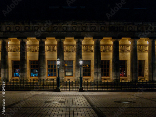 Obraz na płótnie Royal Scottish Academy Building, Edinburgh, Scotland, United Kingdom w salonie