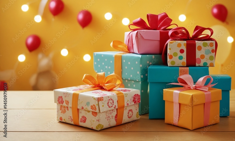 Obraz premium 선물세트 선물꾸러미 어린이날,화이트데이,발렌타인데이,어버이날,크리스마스