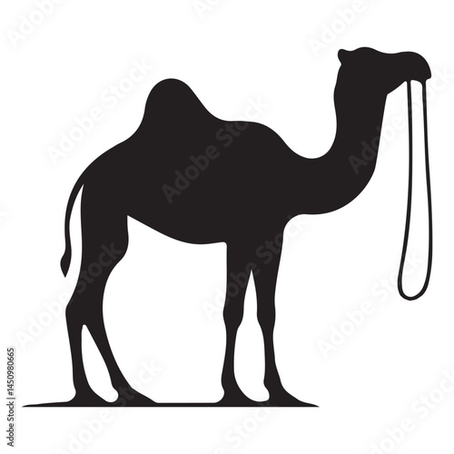  silhouette vector of a camel