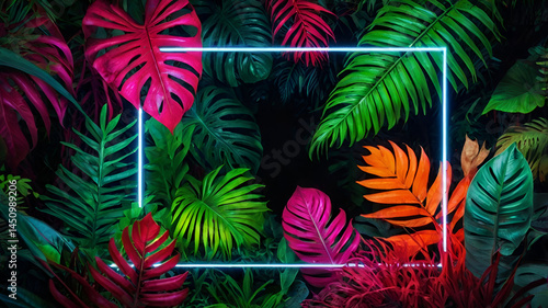 tropical jungle background