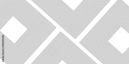 3D white geometric abstract background overlap layer on bright space with rounded rhomb effect decoration