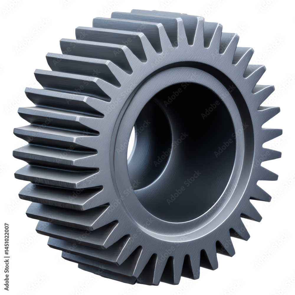 Industrial Gear with Teeth Design for Mechanical Engineering and Manufacturing Applications, isolated on transparent background. Industrial Gear with Teeth Design for Mechanical Engineering and Manufacturing Applications, isolated on transparent background.