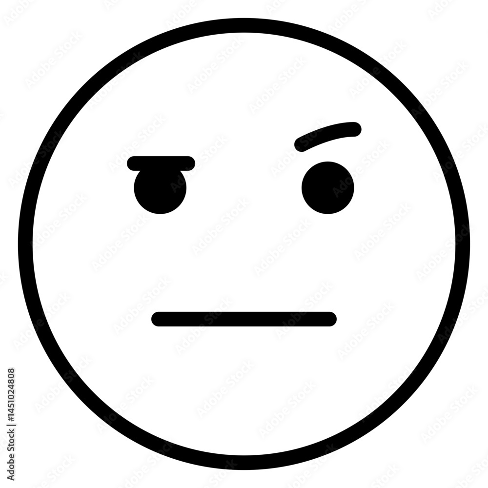 Face with Raised Eyebrow Face with Raised Eyebrow