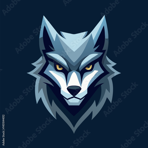 The Lone Wolf's Gaze: A captivating illustration showcasing the strength, intelligence, and wild spirit of the wolf. This artwork exudes a sense of mystery and the raw beauty of nature.