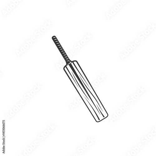 Cricket Bat Icon flat vector design
