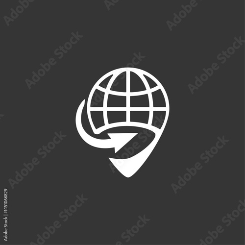 Glove web Icon flat vector design