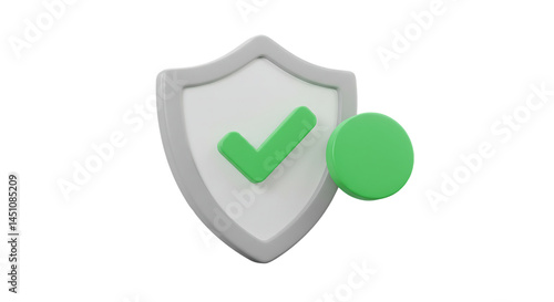 Free Download Green check mark icon in a shield isolated on transparent background, ideal for security-related apps, confirmation badges, verified symbol, and trustworthy business visuals - GFXLoad